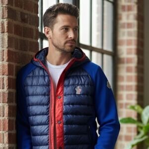 Moncler Grenoble Ski Jacket Authentic Blue red XXL new without tag pictured